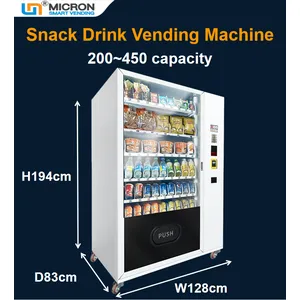 Smart snack and drink vending machine with keypad cooling system China manufacture direct supply vending machine for sale